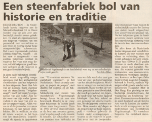Een steenfabriek bol van historie en traditie
